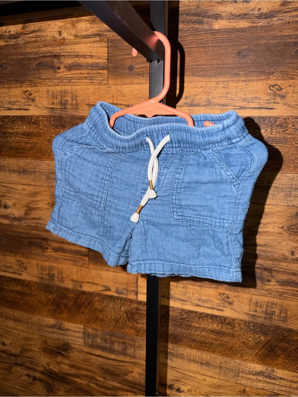 Cat & Jack Blue Short-Sleeve shirt and matching shorts